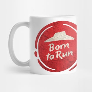 Cosplay Parody Pizza Hut Vintage Music Lovers - Born To Run Mug